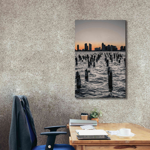 Image of 'Manhattan Sunrise I' by Donnie Quillen Canvas Wall Art,26 x 40