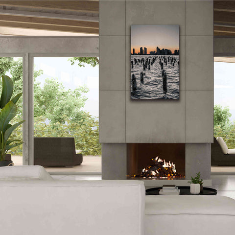 Image of 'Manhattan Sunrise I' by Donnie Quillen Canvas Wall Art,26 x 40
