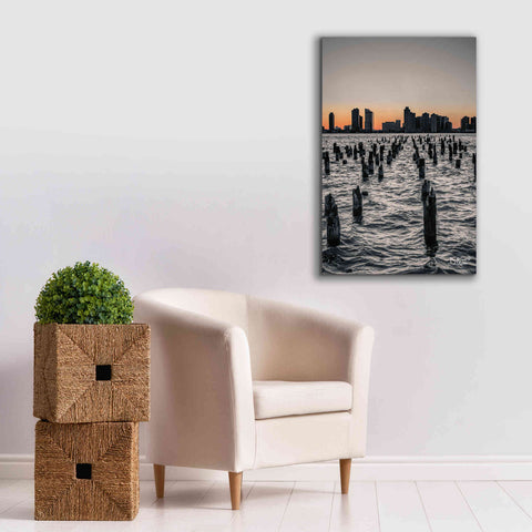 Image of 'Manhattan Sunrise I' by Donnie Quillen Canvas Wall Art,26 x 40