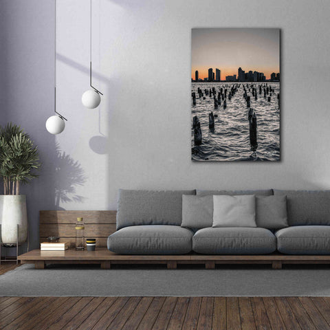 Image of 'Manhattan Sunrise I' by Donnie Quillen Canvas Wall Art,40 x 60