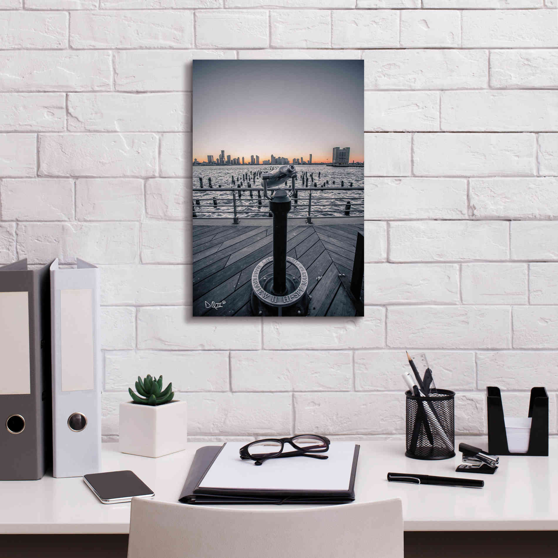'Manhattan Sunrise II' by Donnie Quillen Canvas Wall Art,12 x 18