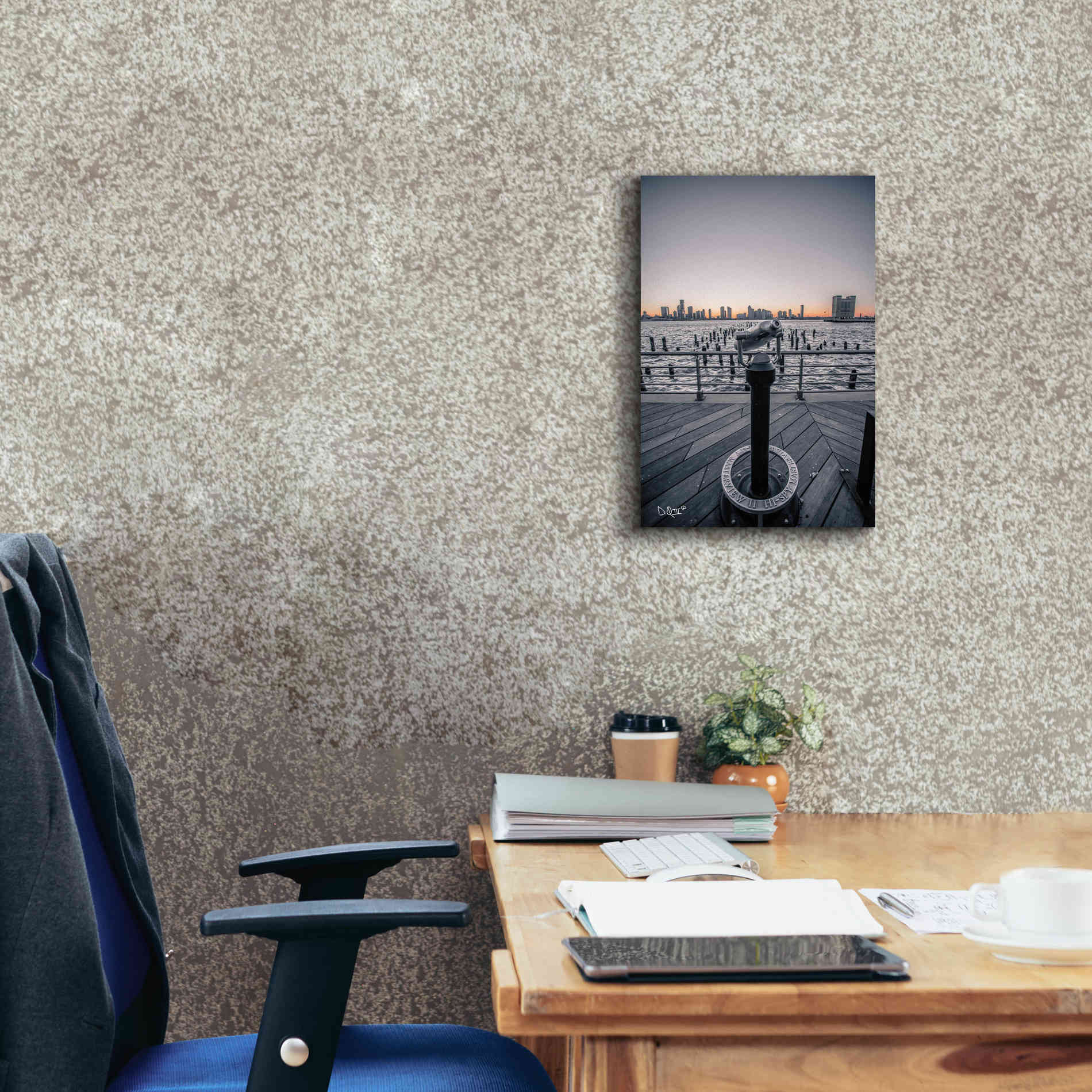'Manhattan Sunrise II' by Donnie Quillen Canvas Wall Art,12 x 18