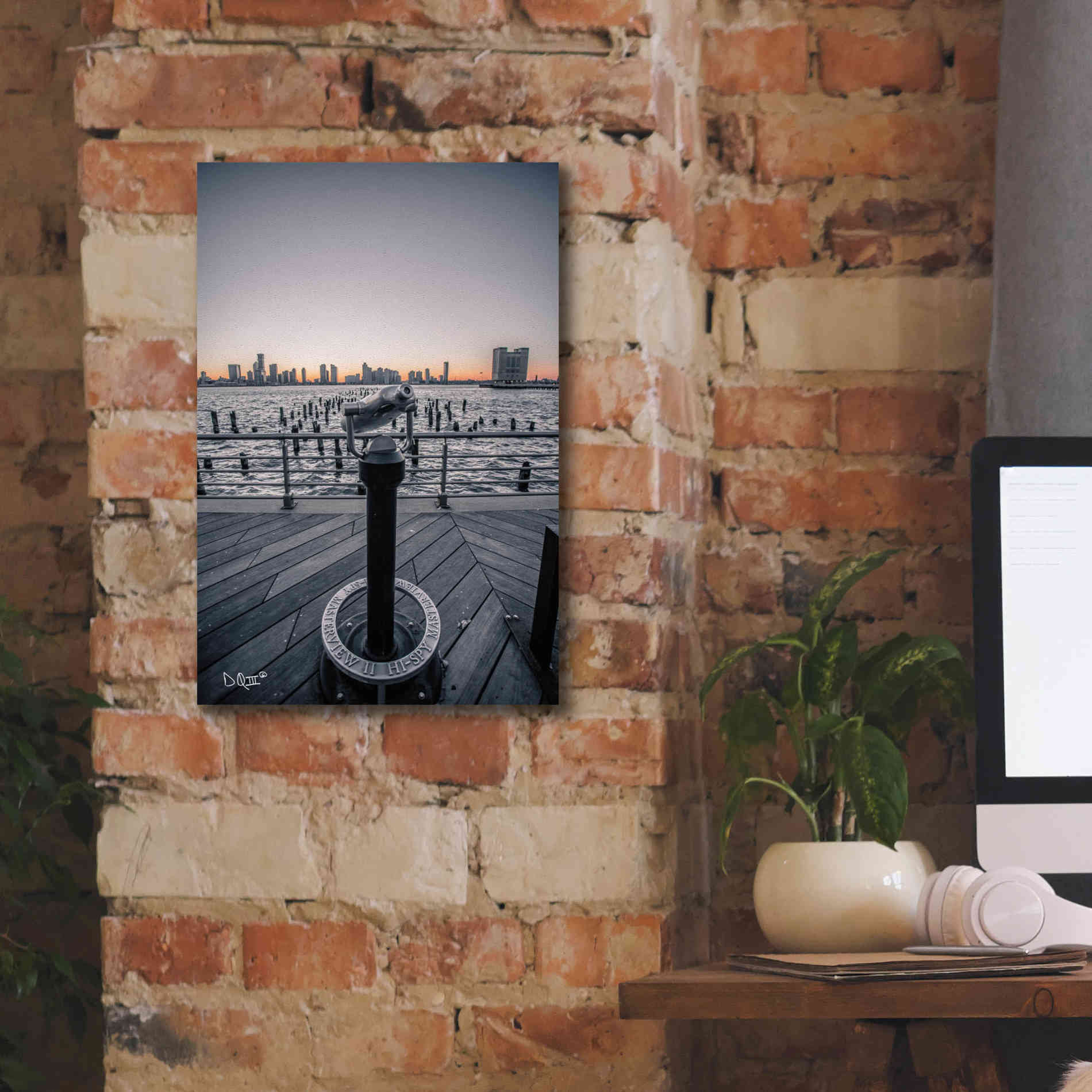'Manhattan Sunrise II' by Donnie Quillen Canvas Wall Art,12 x 18
