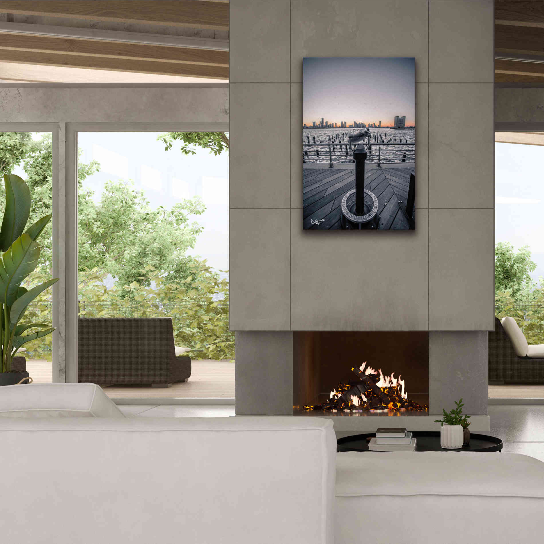 'Manhattan Sunrise II' by Donnie Quillen Canvas Wall Art,26 x 40