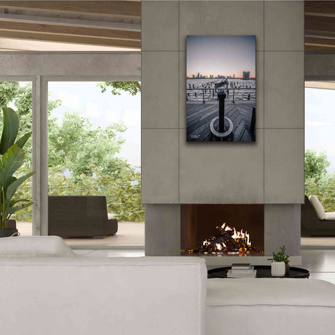 Image of 'Manhattan Sunrise II' by Donnie Quillen Canvas Wall Art,26 x 40