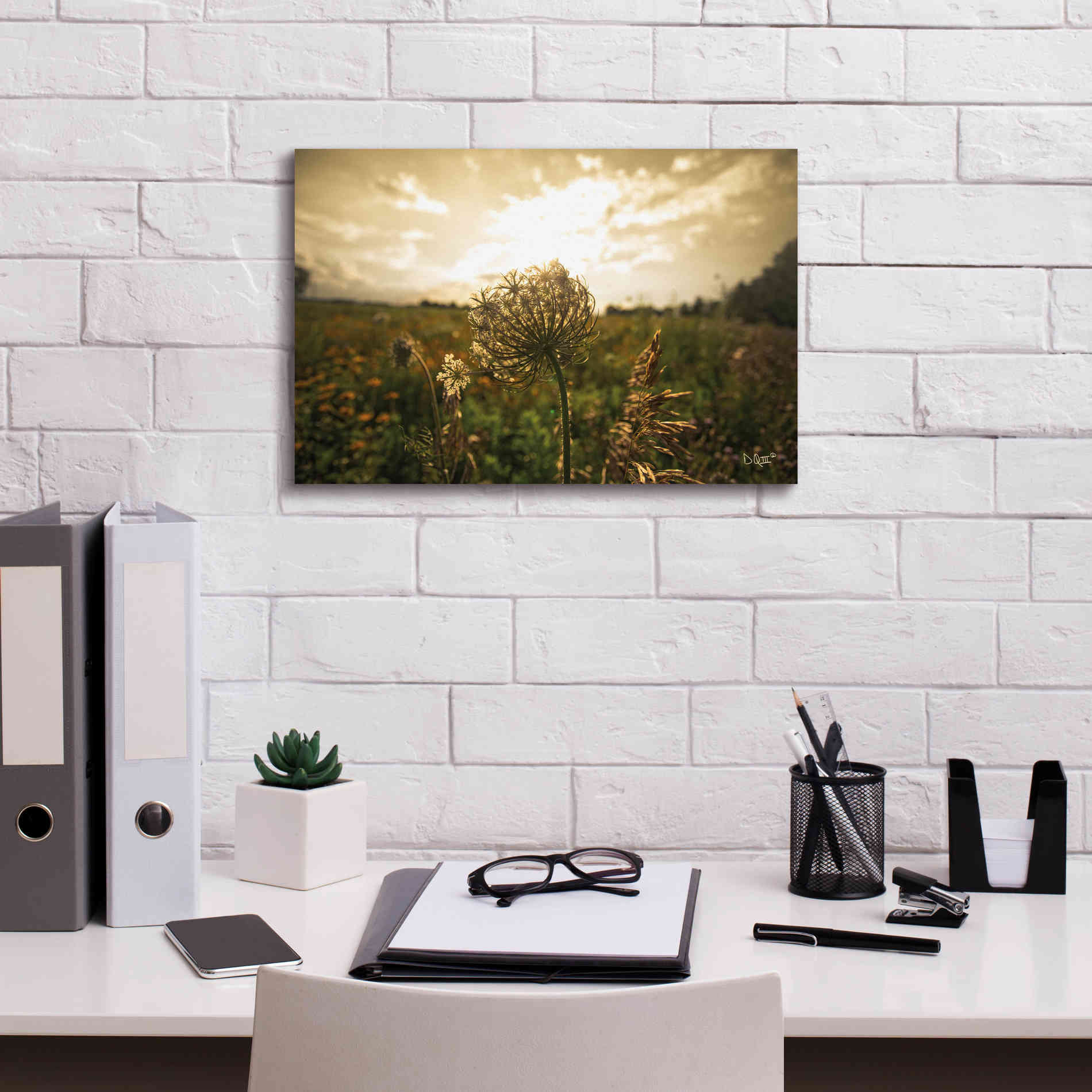 'Face the Sun II' by Donnie Quillen Canvas Wall Art,18 x 12