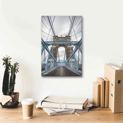 Image of 'The Blues I' by Donnie Quillen Canvas Wall Art,12 x 18