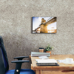 'Double Sunset' by Donnie Quillen Canvas Wall Art,18 x 12
