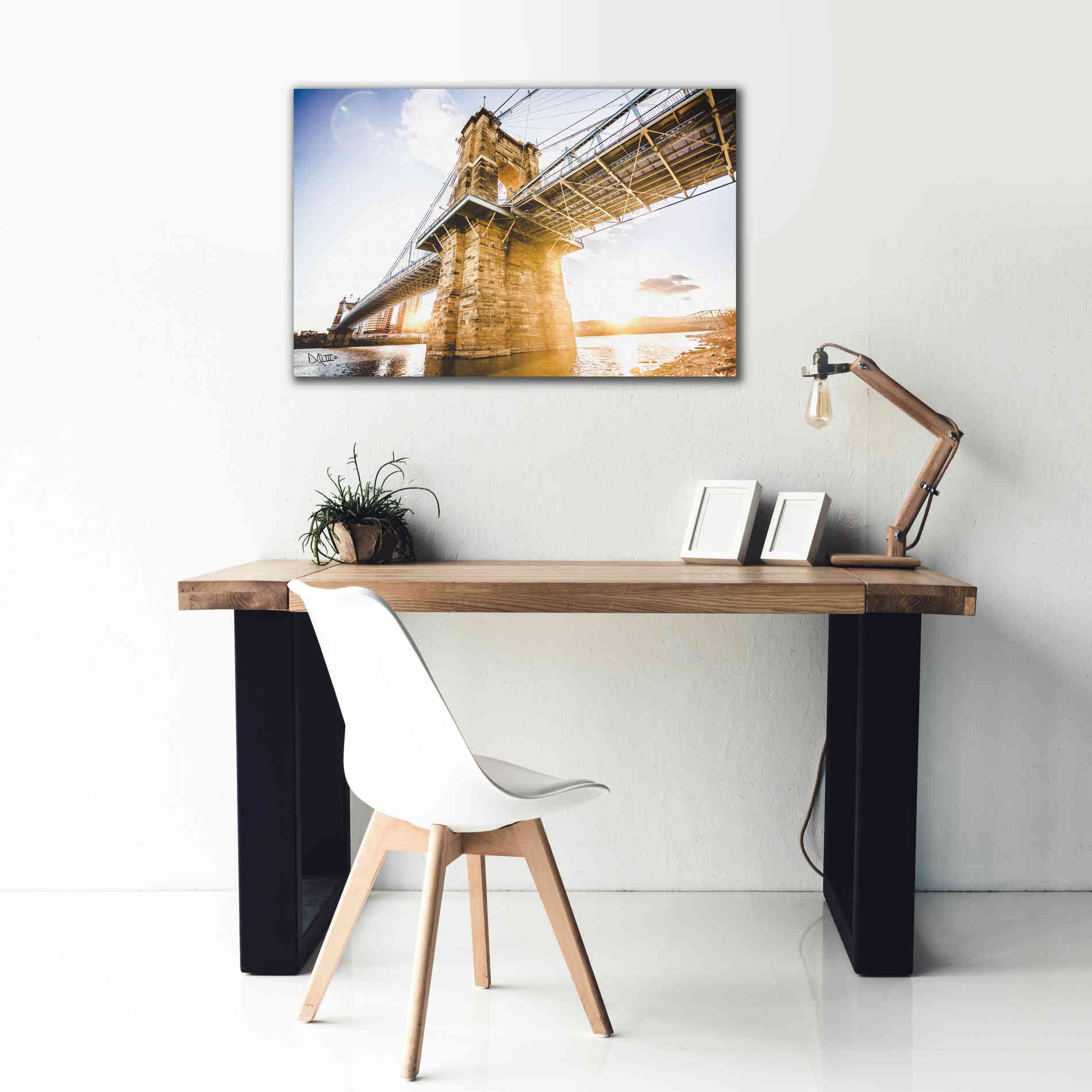'Double Sunset' by Donnie Quillen Canvas Wall Art,40 x 26