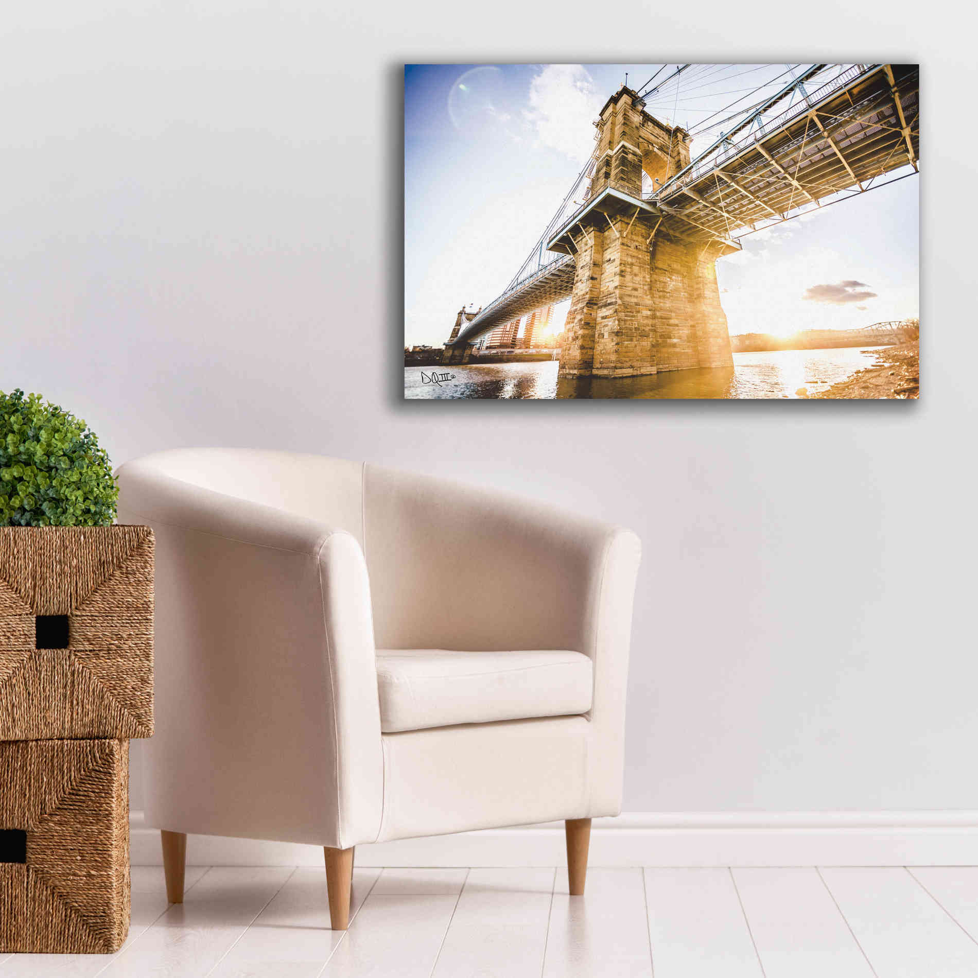 'Double Sunset' by Donnie Quillen Canvas Wall Art,40 x 26