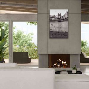 'Suspension Bridge I' by Donnie Quillen Canvas Wall Art,26 x 40