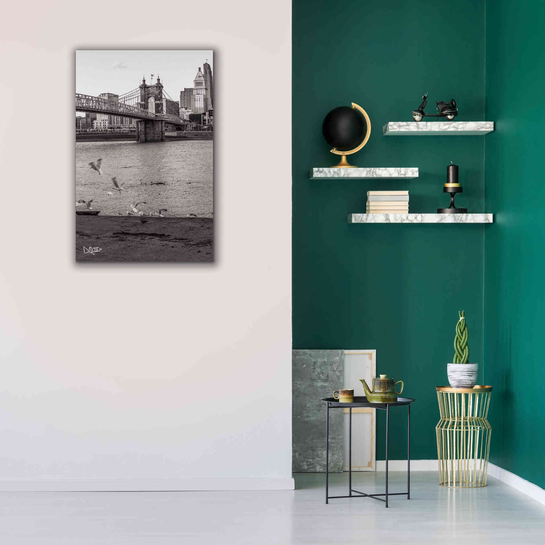 'Suspension Bridge I' by Donnie Quillen Canvas Wall Art,26 x 40