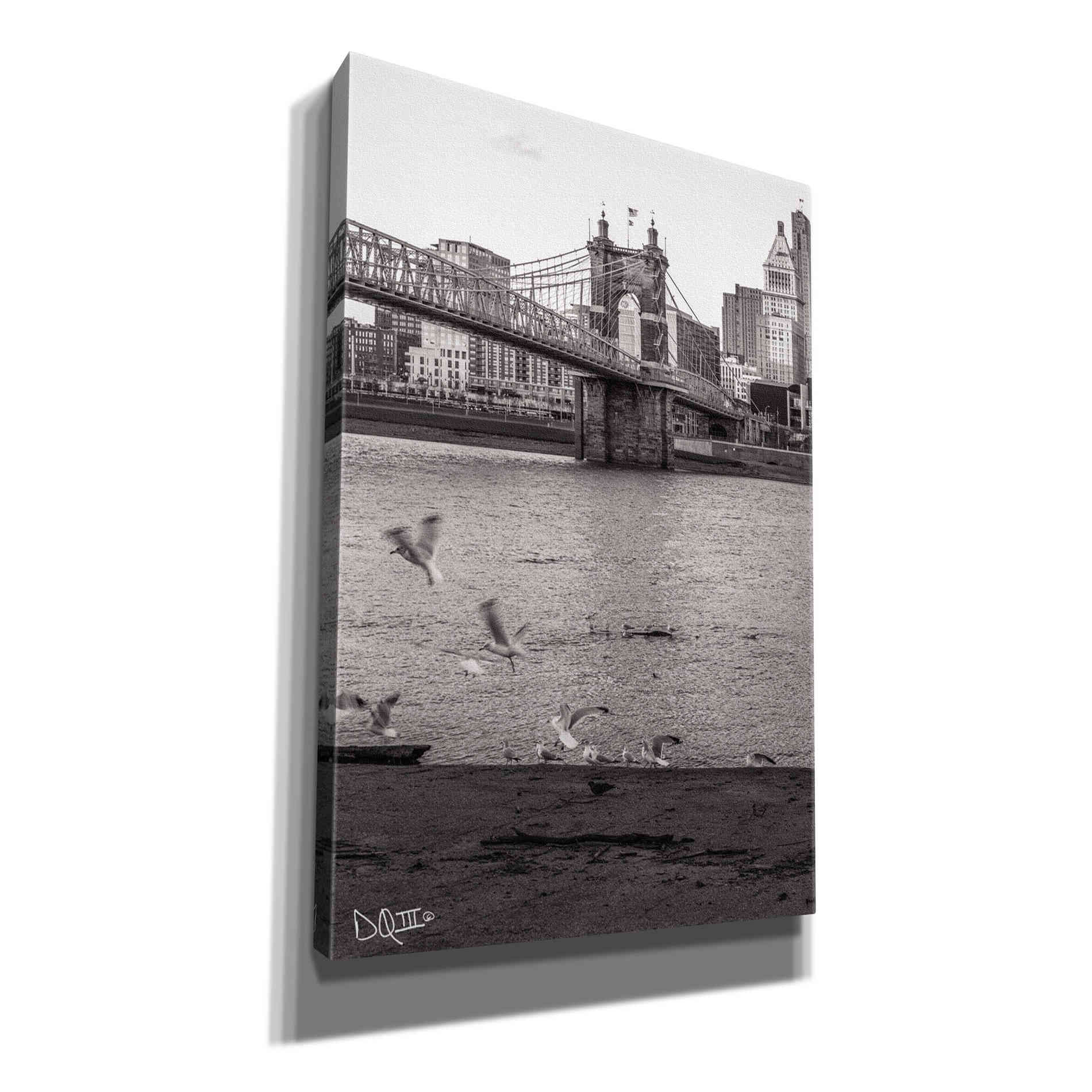 'Suspension Bridge I' by Donnie Quillen Canvas Wall Art