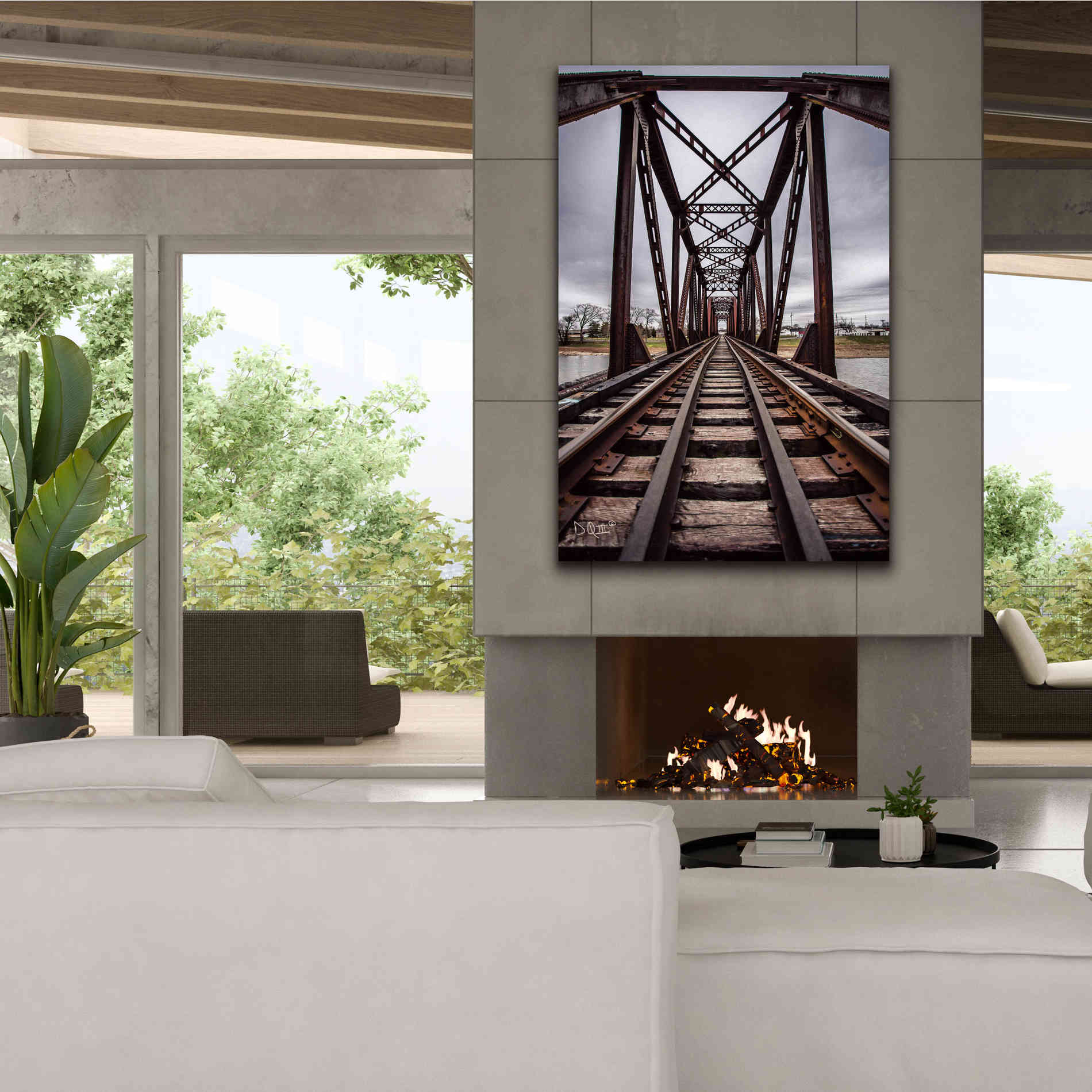 'Take the Detour' by Donnie Quillen Canvas Wall Art,40 x 60