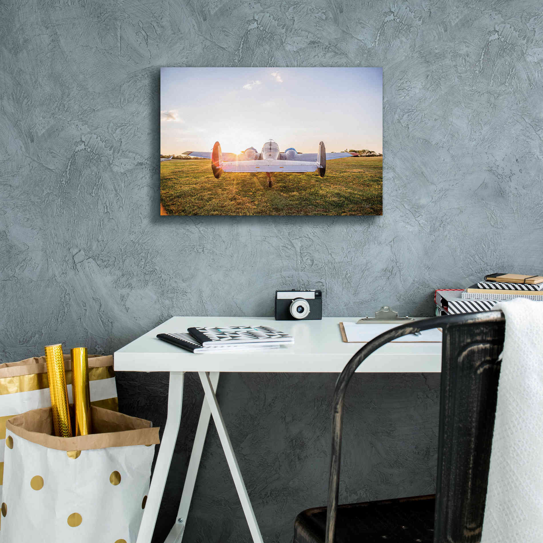 'Into the Sunset' by Donnie Quillen Canvas Wall Art,18 x 12