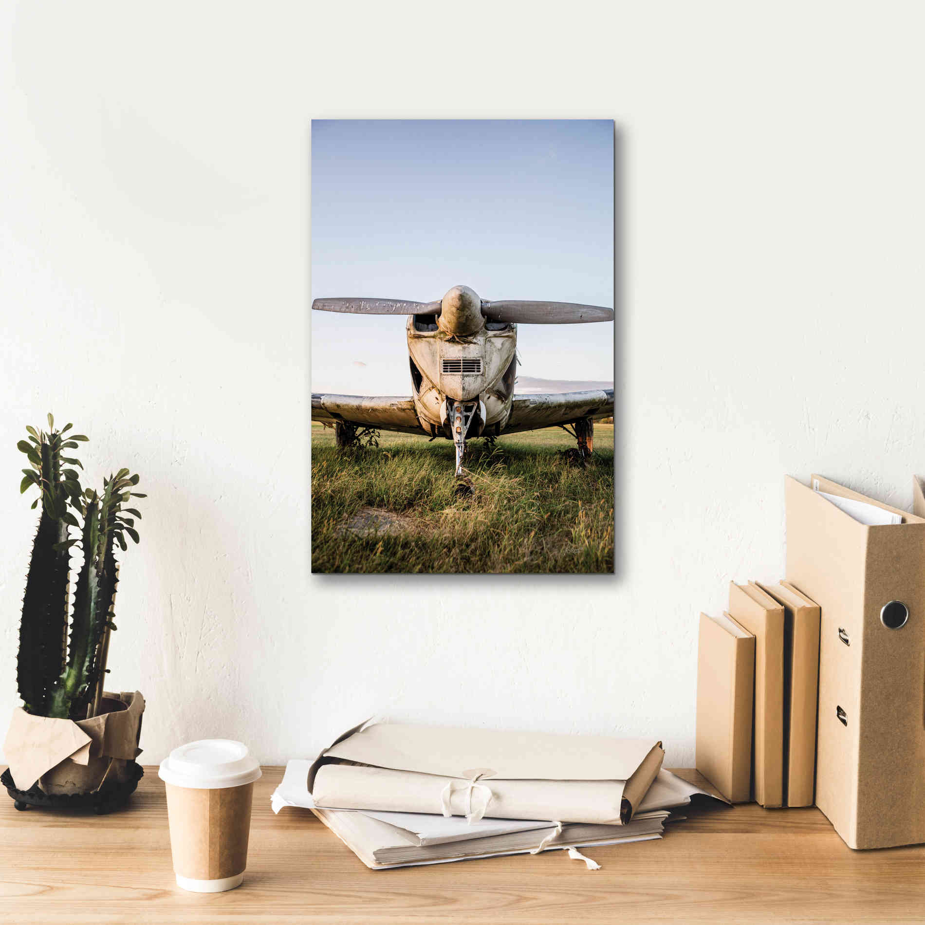 'Last Flight III' by Donnie Quillen Canvas Wall Art,12 x 18