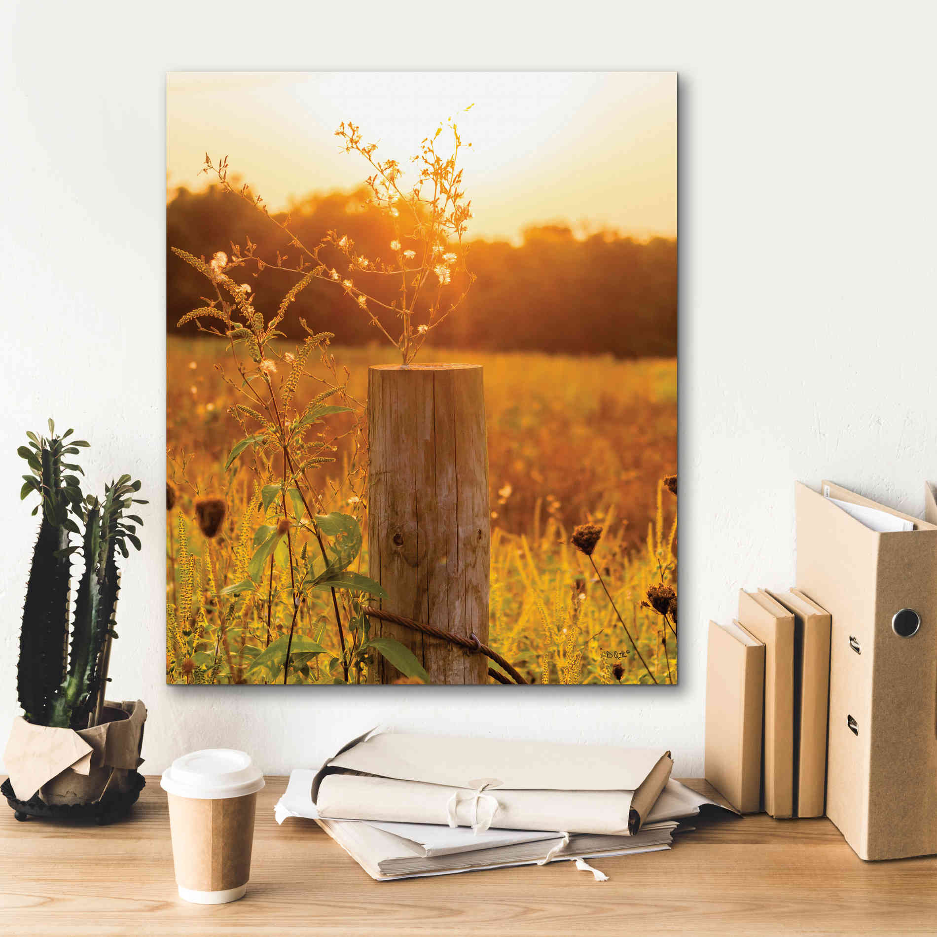 'Post' by Donnie Quillen Canvas Wall Art,20 x 24