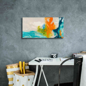 'Tidal Abstract I' by Sisa Jasper Canvas Wall Art,24 x 12