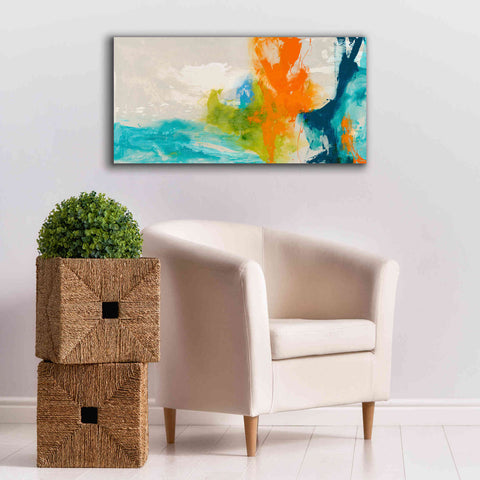 Image of 'Tidal Abstract I' by Sisa Jasper Canvas Wall Art,40 x 20