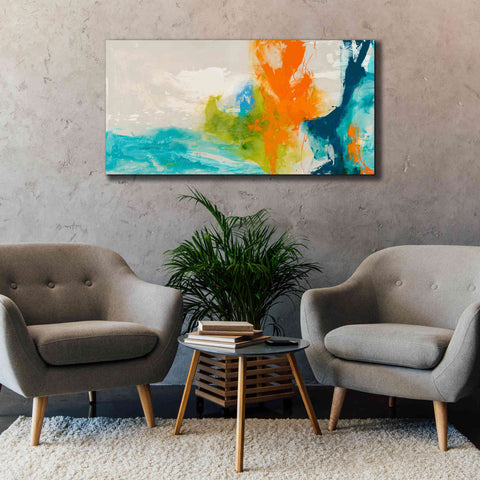 Image of 'Tidal Abstract I' by Sisa Jasper Canvas Wall Art,60 x 30