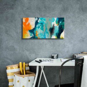 'Tidal Abstract II' by Sisa Jasper Canvas Wall Art,24 x 12