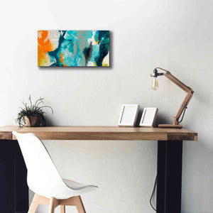 'Tidal Abstract II' by Sisa Jasper Canvas Wall Art,24 x 12