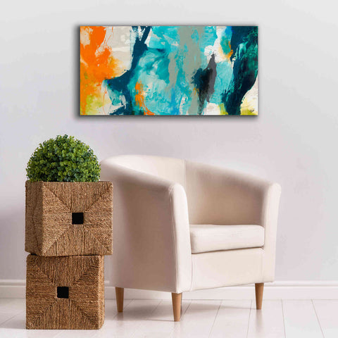 Image of 'Tidal Abstract II' by Sisa Jasper Canvas Wall Art,40 x 20