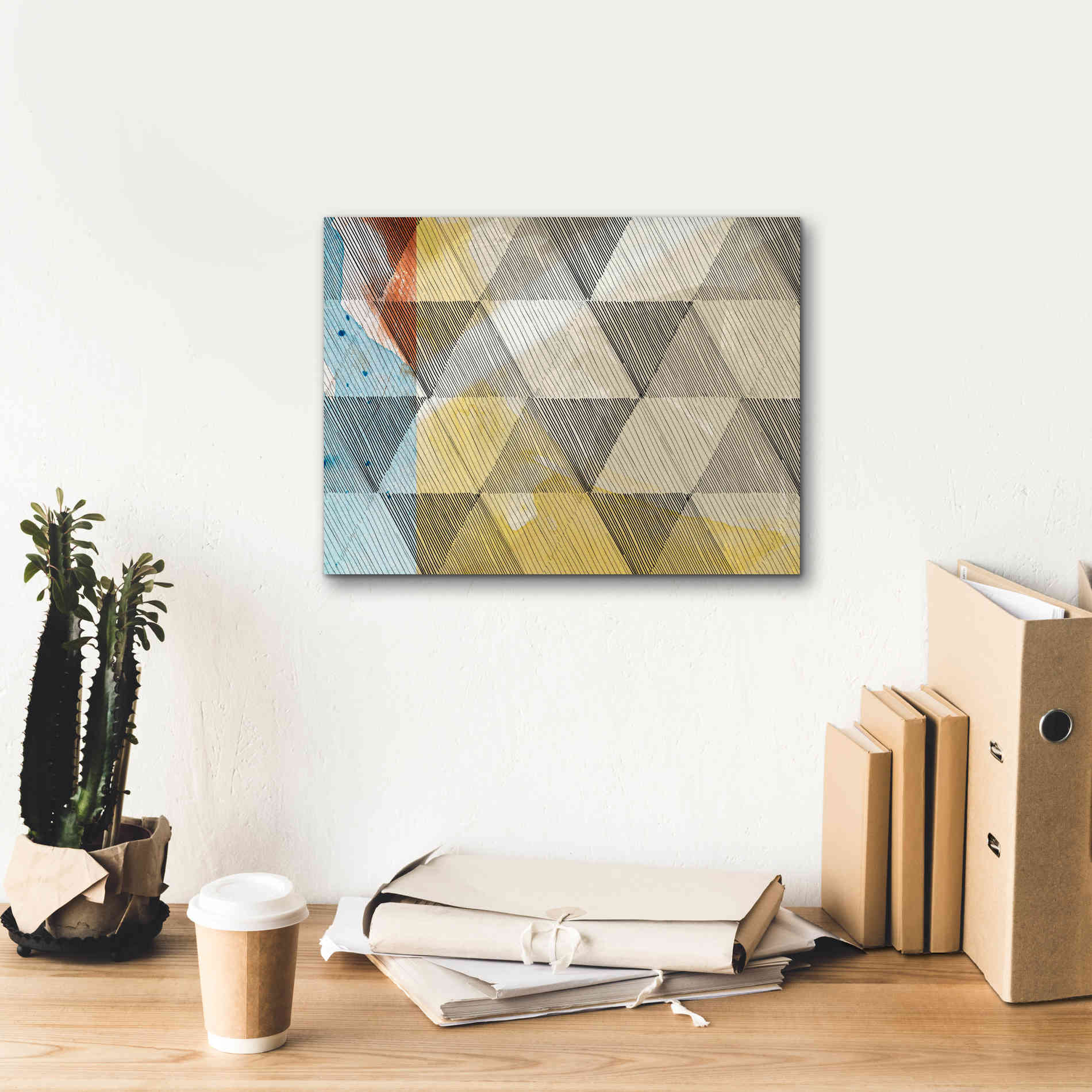 'Geo Now Sketch I' by Sisa Jasper Canvas Wall Art,16 x 12