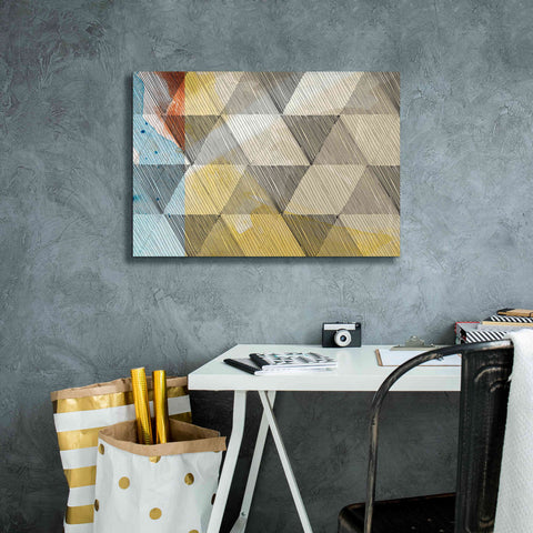 Image of 'Geo Now Sketch I' by Sisa Jasper Canvas Wall Art,26 x 18