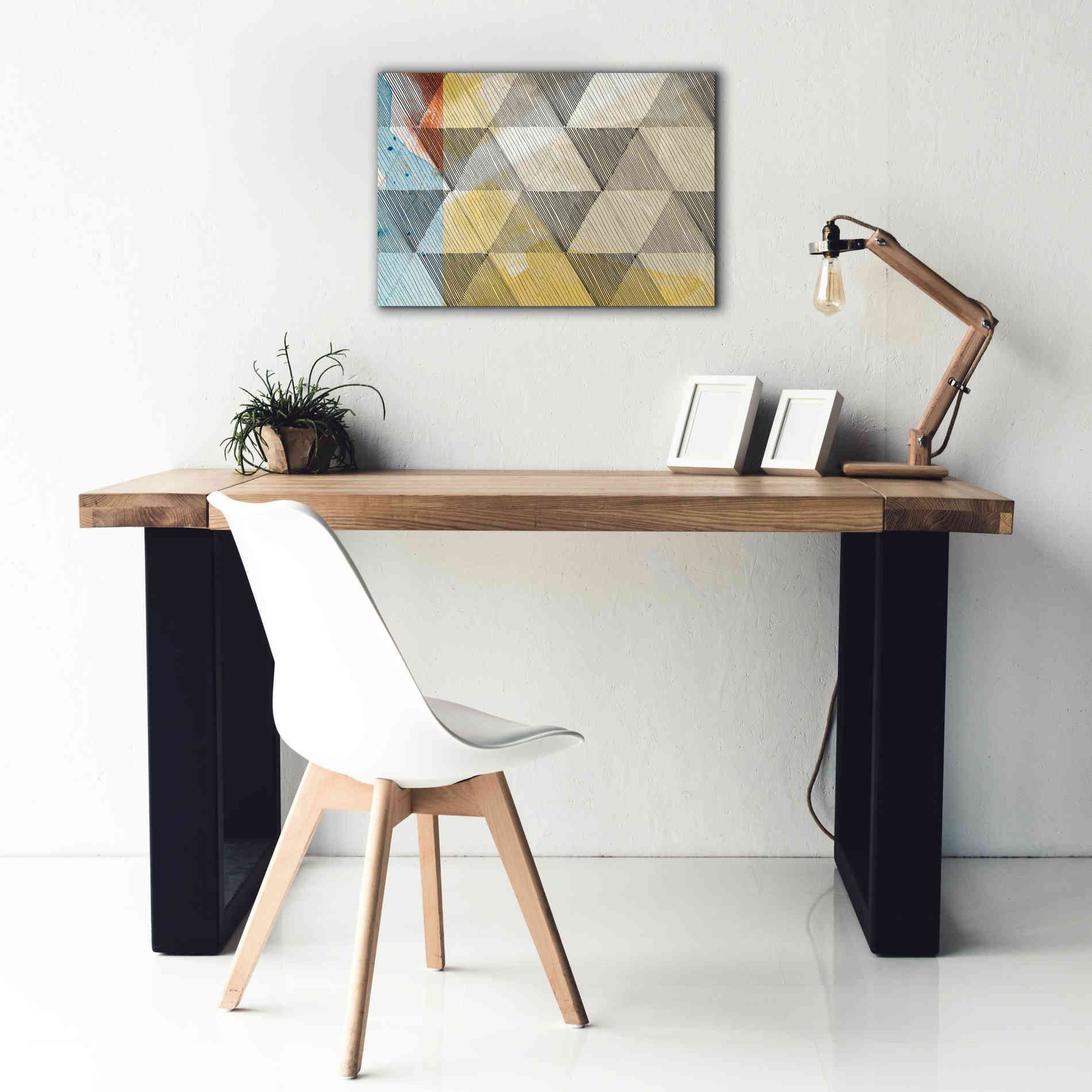 'Geo Now Sketch I' by Sisa Jasper Canvas Wall Art,26 x 18