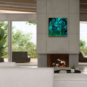 'Turquoise Element II' by Sisa Jasper Canvas Wall Art,26 x 26