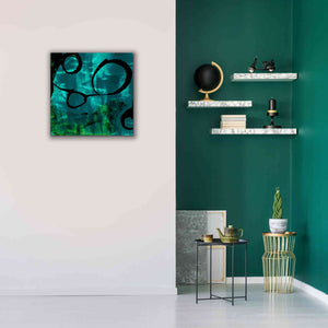 'Turquoise Element II' by Sisa Jasper Canvas Wall Art,26 x 26