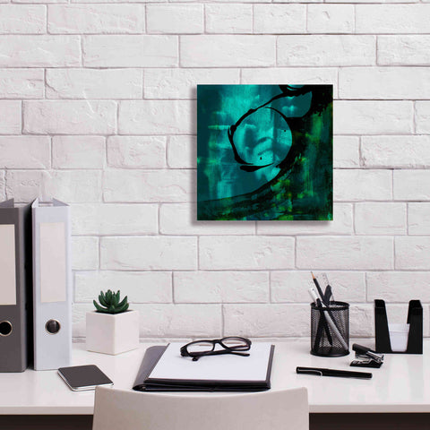 Image of 'Turquoise Element III' by Sisa Jasper Canvas Wall Art,12 x 12