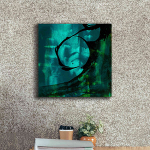 'Turquoise Element III' by Sisa Jasper Canvas Wall Art,18 x 18