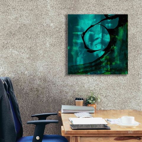 Image of 'Turquoise Element III' by Sisa Jasper Canvas Wall Art,26 x 26