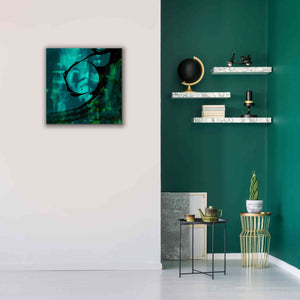 'Turquoise Element III' by Sisa Jasper Canvas Wall Art,26 x 26
