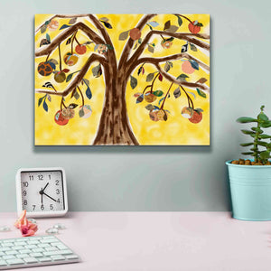 'Yellow Orange Tree' by Sisa Jasper Canvas Wall Art,16 x 12