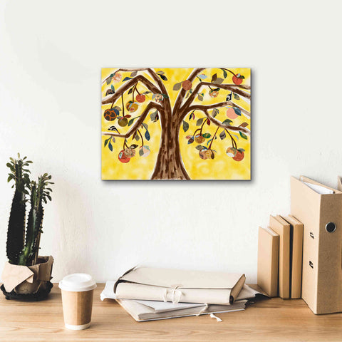 Image of 'Yellow Orange Tree' by Sisa Jasper Canvas Wall Art,16 x 12