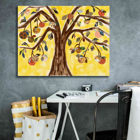 Image of 'Yellow Orange Tree' by Sisa Jasper Canvas Wall Art,34 x 26