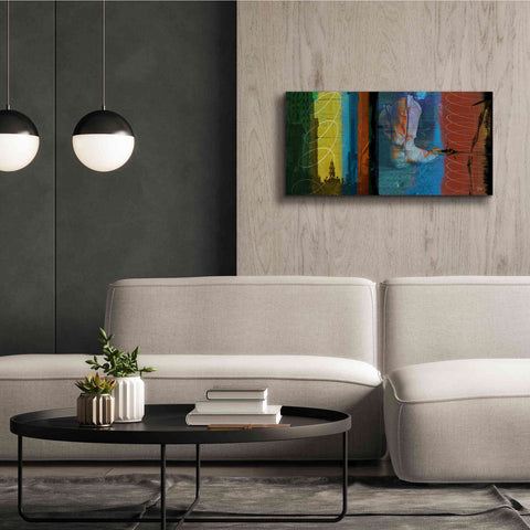 Image of 'Boot Collage' by Sisa Jasper Canvas Wall Art,40 x 20