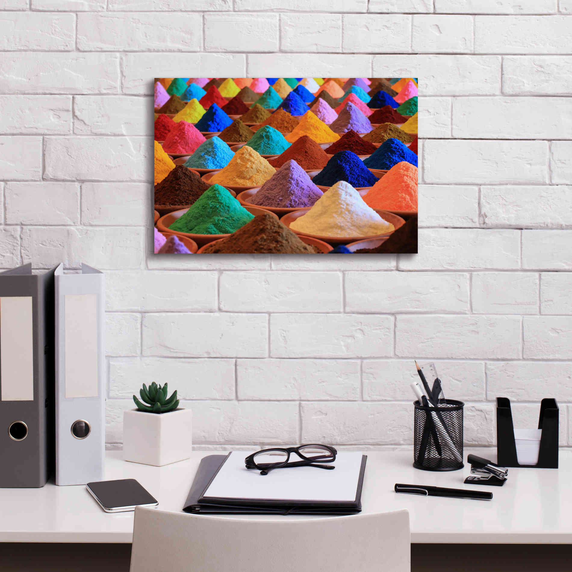 'Colorful Life' Canvas Wall Art,18 x 12