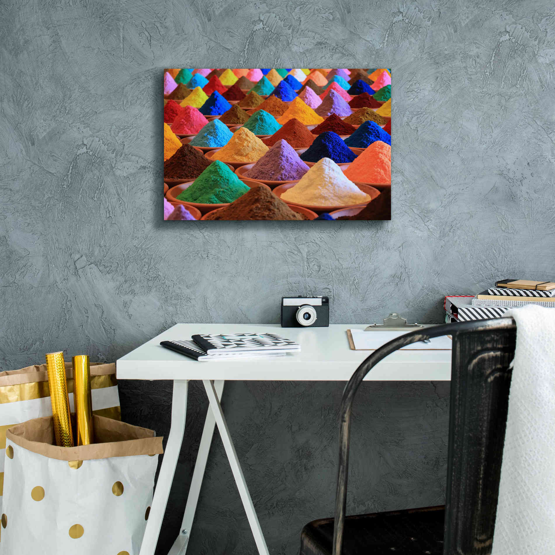 'Colorful Life' Canvas Wall Art,18 x 12