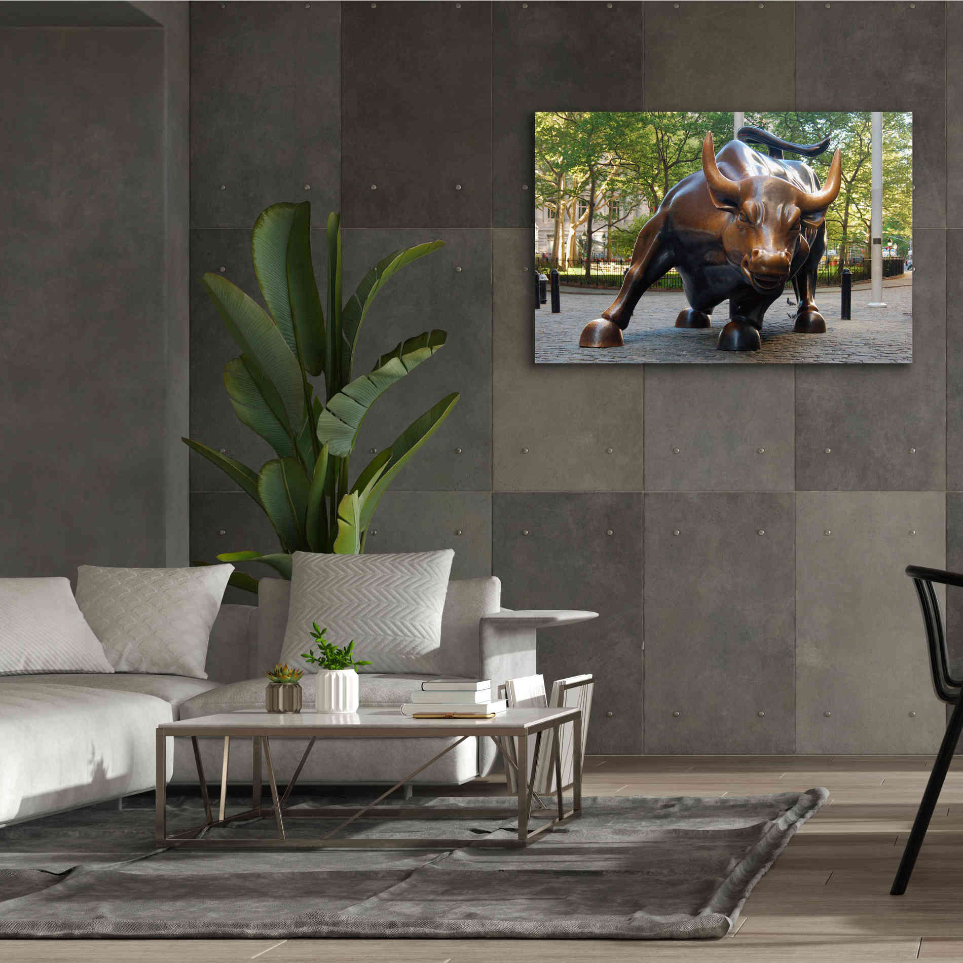 'Bull of Wallstreet' Canvas Wall Art,60 x 40