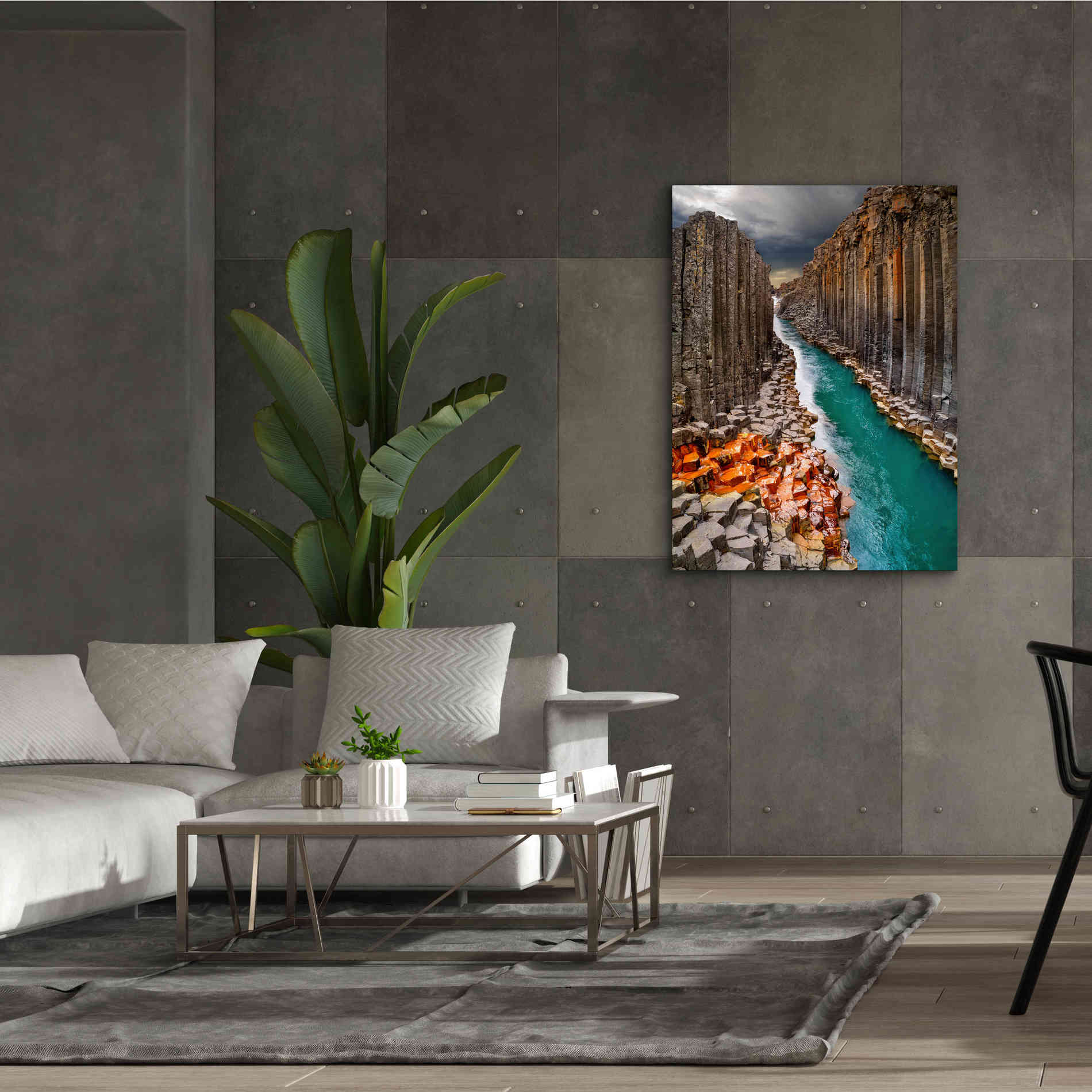 'Divided' Canvas Wall Art,40 x 54