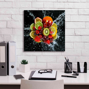 'Fruit Splash III' Canvas Wall Art,18 x 18