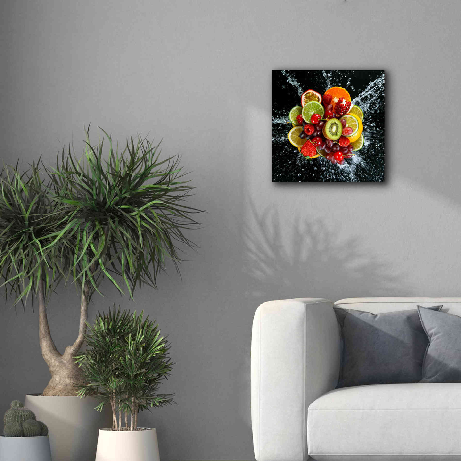 'Fruit Splash III' Canvas Wall Art,18 x 18