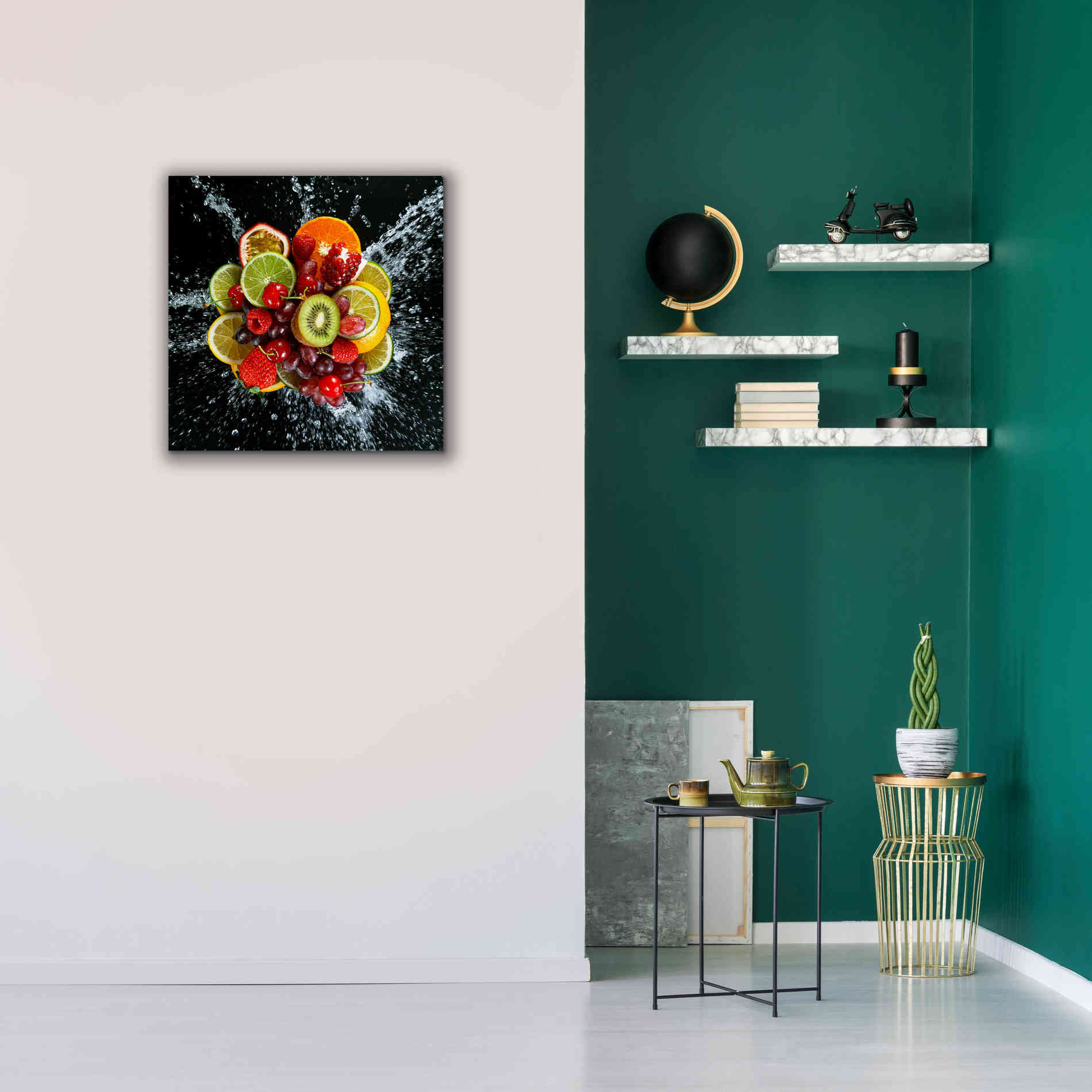 'Fruit Splash III' Canvas Wall Art,26 x 26