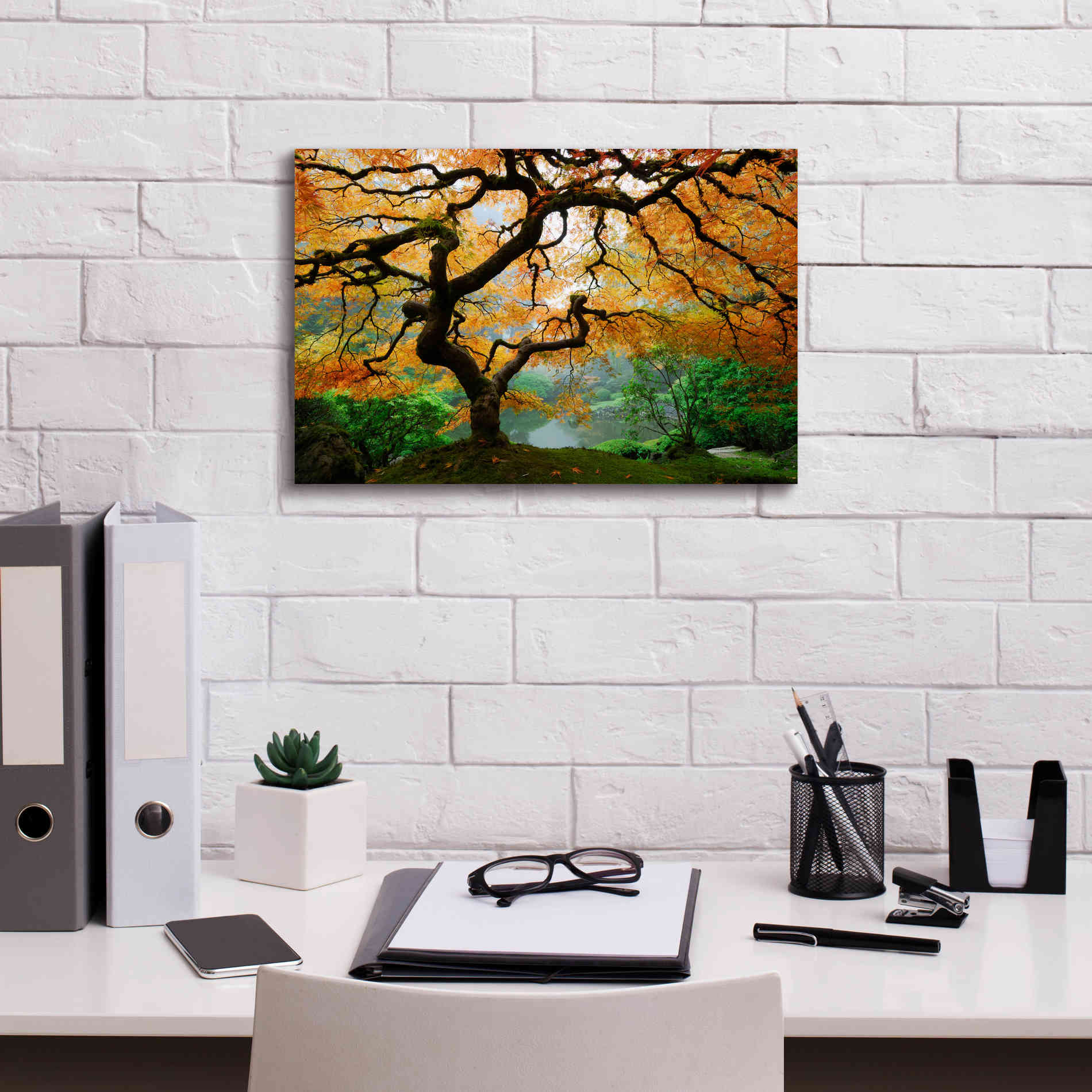 'Magical Autumn' Canvas Wall Art,18 x 12