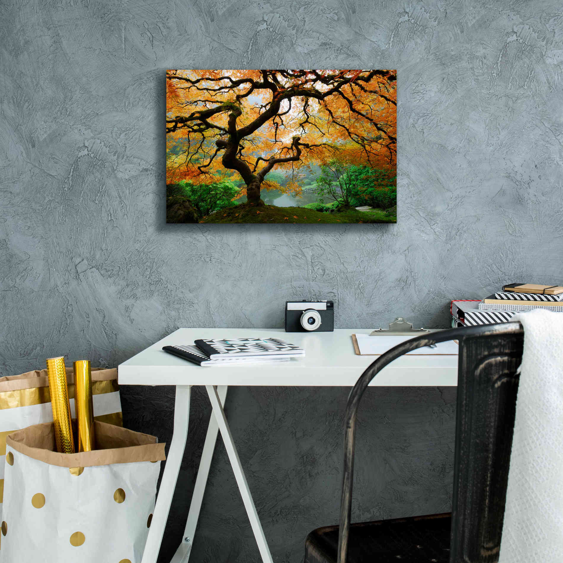 'Magical Autumn' Canvas Wall Art,18 x 12