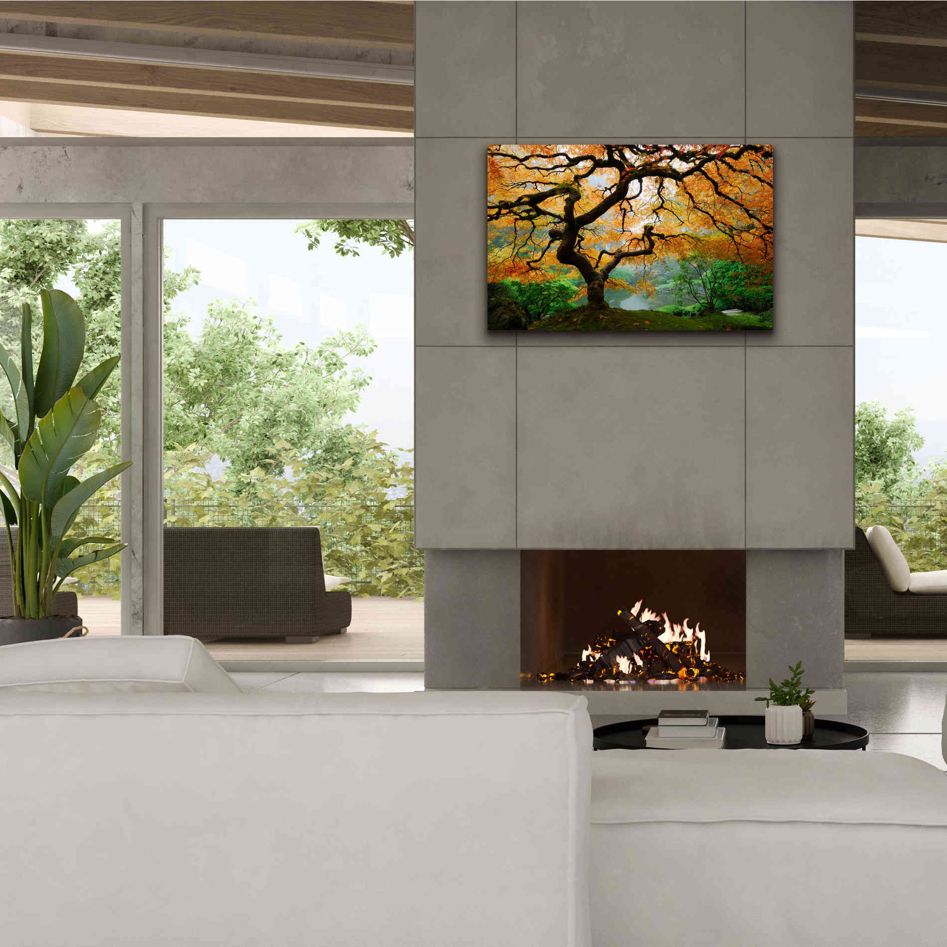 'Magical Autumn' Canvas Wall Art,40 x 26